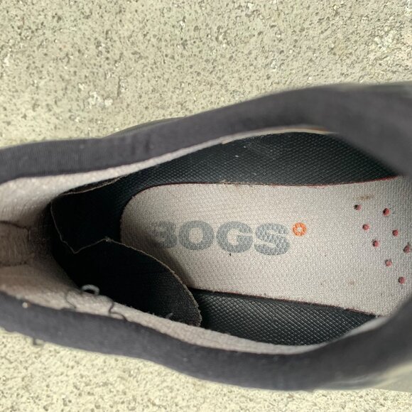 BOGS Urban Farmer Boots Mens 9 42 Black Slip On Waterproof Shoes Gardening Shoe - Picture 5 of 12